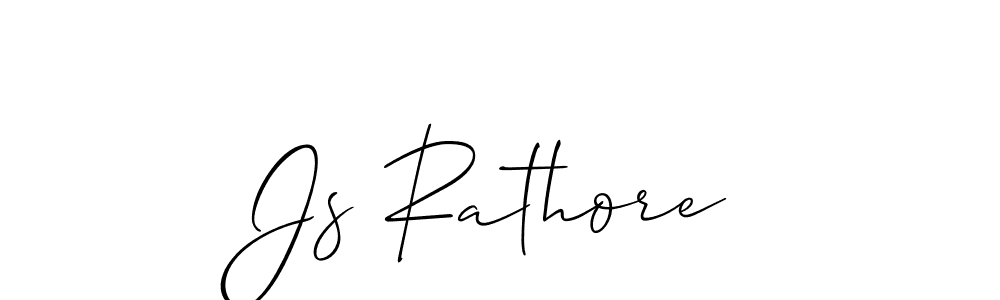 Similarly Allison_Script is the best handwritten signature design. Signature creator online .You can use it as an online autograph creator for name Js Rathore. Js Rathore signature style 2 images and pictures png