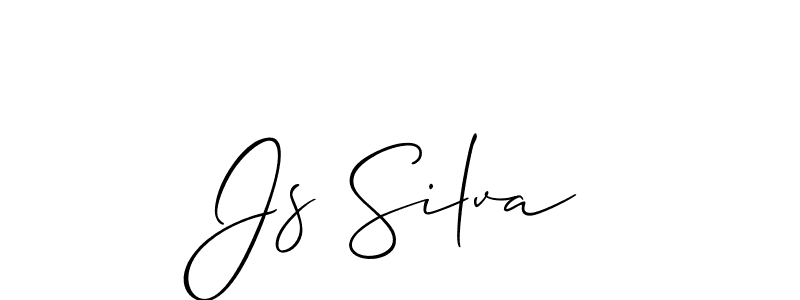 Js Silva stylish signature style. Best Handwritten Sign (Allison_Script) for my name. Handwritten Signature Collection Ideas for my name Js Silva. Js Silva signature style 2 images and pictures png