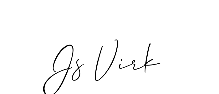 Make a beautiful signature design for name Js Virk. Use this online signature maker to create a handwritten signature for free. Js Virk signature style 2 images and pictures png