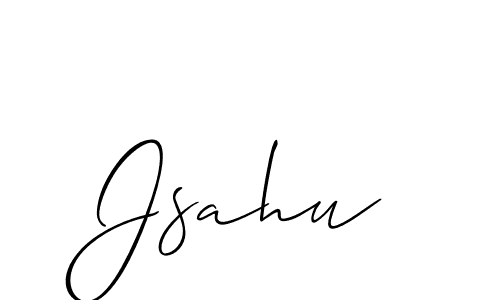 Create a beautiful signature design for name Jsahu. With this signature (Allison_Script) fonts, you can make a handwritten signature for free. Jsahu signature style 2 images and pictures png