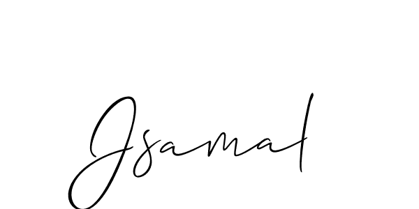 You should practise on your own different ways (Allison_Script) to write your name (Jsamal) in signature. don't let someone else do it for you. Jsamal signature style 2 images and pictures png