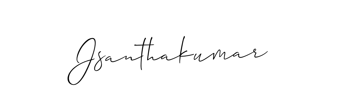 Jsanthakumar stylish signature style. Best Handwritten Sign (Allison_Script) for my name. Handwritten Signature Collection Ideas for my name Jsanthakumar. Jsanthakumar signature style 2 images and pictures png