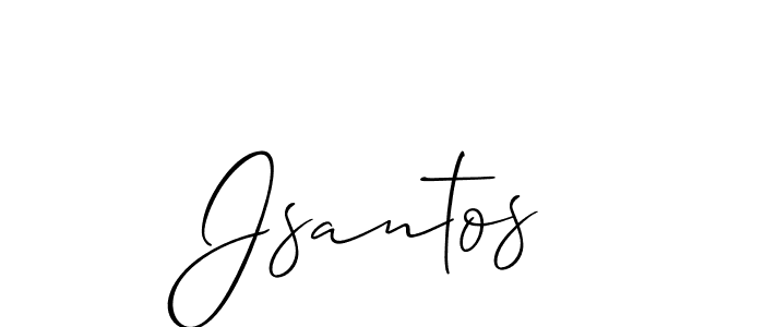 Once you've used our free online signature maker to create your best signature Allison_Script style, it's time to enjoy all of the benefits that Jsantos name signing documents. Jsantos signature style 2 images and pictures png