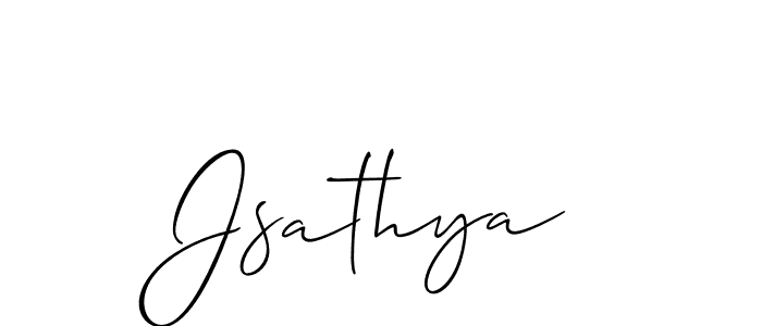 Also You can easily find your signature by using the search form. We will create Jsathya name handwritten signature images for you free of cost using Allison_Script sign style. Jsathya signature style 2 images and pictures png