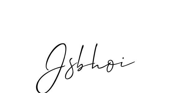 Also we have Jsbhoi name is the best signature style. Create professional handwritten signature collection using Allison_Script autograph style. Jsbhoi signature style 2 images and pictures png