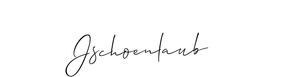 Allison_Script is a professional signature style that is perfect for those who want to add a touch of class to their signature. It is also a great choice for those who want to make their signature more unique. Get Jschoenlaub name to fancy signature for free. Jschoenlaub signature style 2 images and pictures png