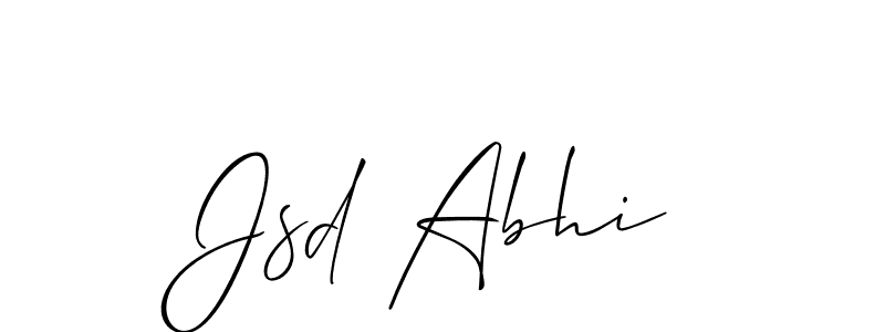 Best and Professional Signature Style for Jsd Abhi. Allison_Script Best Signature Style Collection. Jsd Abhi signature style 2 images and pictures png