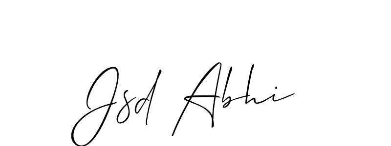 Similarly Allison_Script is the best handwritten signature design. Signature creator online .You can use it as an online autograph creator for name Jsd Abhi. Jsd Abhi signature style 2 images and pictures png