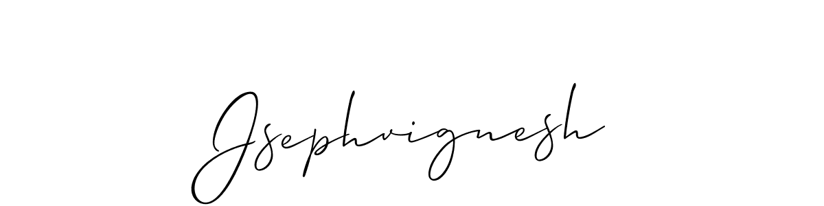Also we have Jsephvignesh name is the best signature style. Create professional handwritten signature collection using Allison_Script autograph style. Jsephvignesh signature style 2 images and pictures png