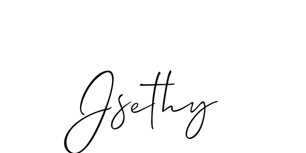 Also we have Jsethy name is the best signature style. Create professional handwritten signature collection using Allison_Script autograph style. Jsethy signature style 2 images and pictures png