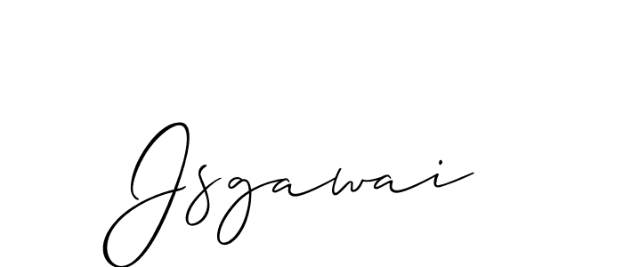You should practise on your own different ways (Allison_Script) to write your name (Jsgawai) in signature. don't let someone else do it for you. Jsgawai signature style 2 images and pictures png