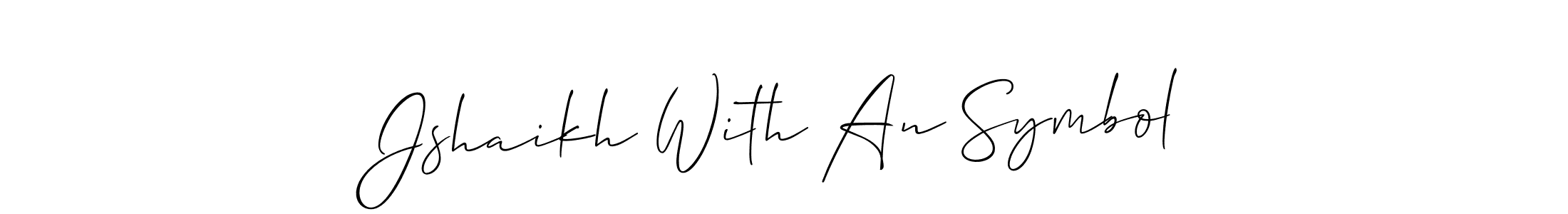 Make a beautiful signature design for name Jshaikh With An Symbol. Use this online signature maker to create a handwritten signature for free. Jshaikh With An Symbol signature style 2 images and pictures png