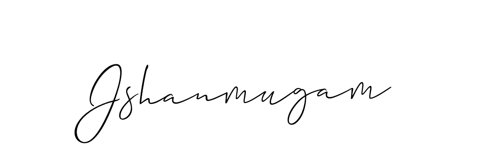 Also we have Jshanmugam name is the best signature style. Create professional handwritten signature collection using Allison_Script autograph style. Jshanmugam signature style 2 images and pictures png