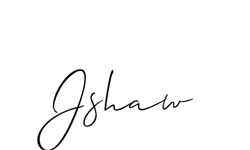 Also we have Jshaw name is the best signature style. Create professional handwritten signature collection using Allison_Script autograph style. Jshaw signature style 2 images and pictures png