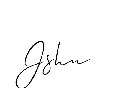 Also we have Jshn name is the best signature style. Create professional handwritten signature collection using Allison_Script autograph style. Jshn signature style 2 images and pictures png