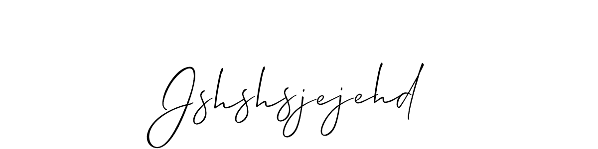 How to Draw Jshshsjejehd signature style? Allison_Script is a latest design signature styles for name Jshshsjejehd. Jshshsjejehd signature style 2 images and pictures png