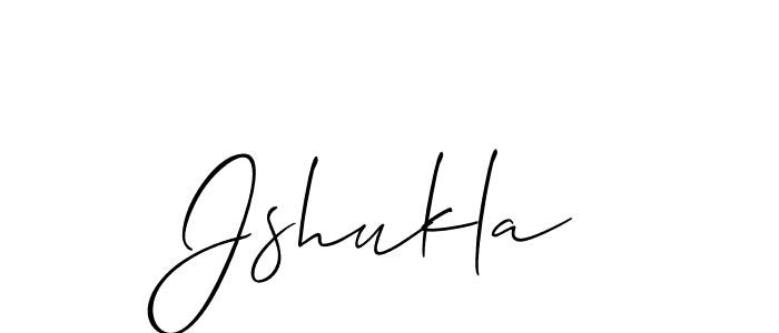 Design your own signature with our free online signature maker. With this signature software, you can create a handwritten (Allison_Script) signature for name Jshukla. Jshukla signature style 2 images and pictures png