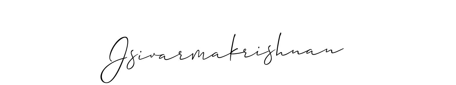 Check out images of Autograph of Jsivarmakrishnan name. Actor Jsivarmakrishnan Signature Style. Allison_Script is a professional sign style online. Jsivarmakrishnan signature style 2 images and pictures png