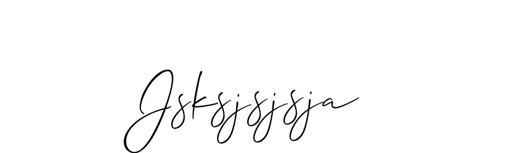 It looks lik you need a new signature style for name Jsksjsjsja. Design unique handwritten (Allison_Script) signature with our free signature maker in just a few clicks. Jsksjsjsja signature style 2 images and pictures png