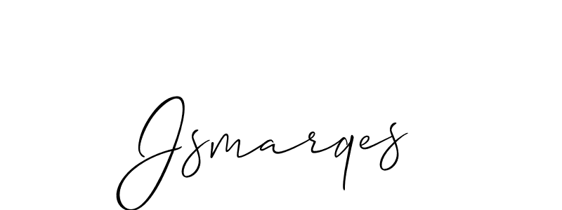 You should practise on your own different ways (Allison_Script) to write your name (Jsmarqes) in signature. don't let someone else do it for you. Jsmarqes signature style 2 images and pictures png