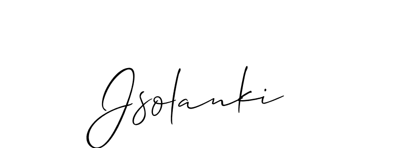 if you are searching for the best signature style for your name Jsolanki. so please give up your signature search. here we have designed multiple signature styles  using Allison_Script. Jsolanki signature style 2 images and pictures png
