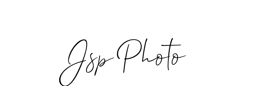 Create a beautiful signature design for name Jsp Photo. With this signature (Allison_Script) fonts, you can make a handwritten signature for free. Jsp Photo signature style 2 images and pictures png