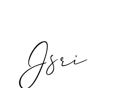 Design your own signature with our free online signature maker. With this signature software, you can create a handwritten (Allison_Script) signature for name Jsri. Jsri signature style 2 images and pictures png