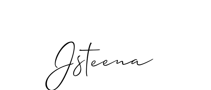 Make a beautiful signature design for name Jsteena. Use this online signature maker to create a handwritten signature for free. Jsteena signature style 2 images and pictures png