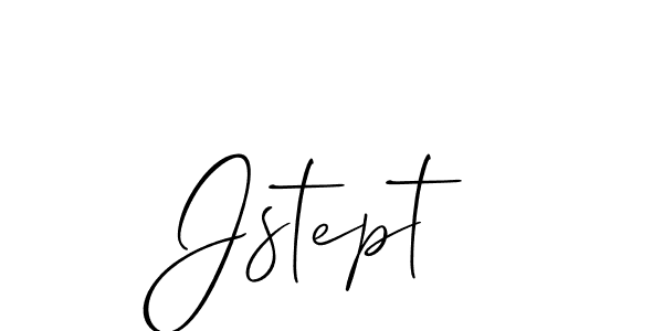 You should practise on your own different ways (Allison_Script) to write your name (Jstept) in signature. don't let someone else do it for you. Jstept signature style 2 images and pictures png