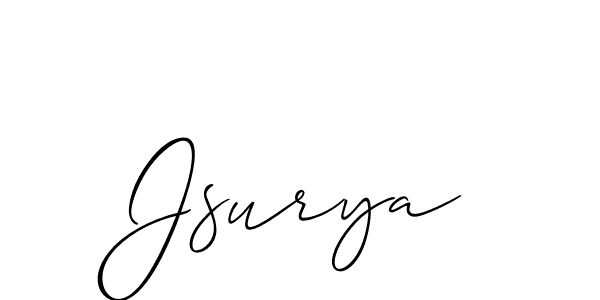 Once you've used our free online signature maker to create your best signature Allison_Script style, it's time to enjoy all of the benefits that Jsurya name signing documents. Jsurya signature style 2 images and pictures png