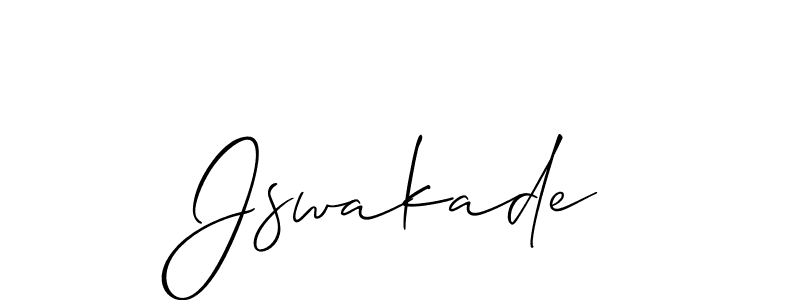 Similarly Allison_Script is the best handwritten signature design. Signature creator online .You can use it as an online autograph creator for name Jswakade. Jswakade signature style 2 images and pictures png