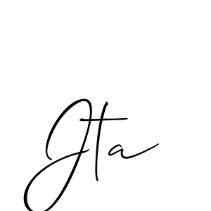 Best and Professional Signature Style for Jta. Allison_Script Best Signature Style Collection. Jta signature style 2 images and pictures png
