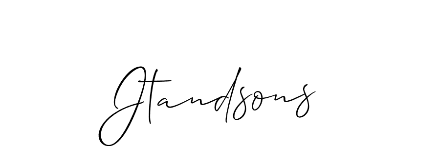 How to make Jtandsons name signature. Use Allison_Script style for creating short signs online. This is the latest handwritten sign. Jtandsons signature style 2 images and pictures png