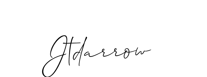 The best way (Allison_Script) to make a short signature is to pick only two or three words in your name. The name Jtdarrow include a total of six letters. For converting this name. Jtdarrow signature style 2 images and pictures png