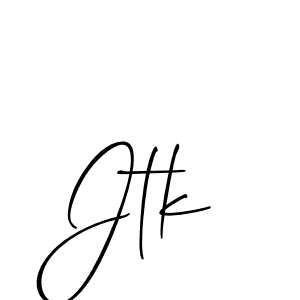 Allison_Script is a professional signature style that is perfect for those who want to add a touch of class to their signature. It is also a great choice for those who want to make their signature more unique. Get Jtk name to fancy signature for free. Jtk signature style 2 images and pictures png