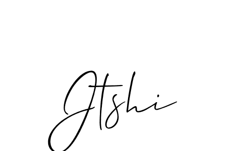 Allison_Script is a professional signature style that is perfect for those who want to add a touch of class to their signature. It is also a great choice for those who want to make their signature more unique. Get Jtshi name to fancy signature for free. Jtshi signature style 2 images and pictures png
