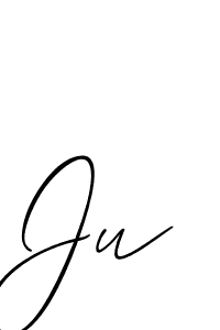 Best and Professional Signature Style for Ju. Allison_Script Best Signature Style Collection. Ju signature style 2 images and pictures png