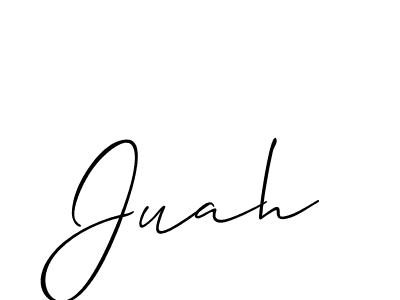 How to Draw Juah signature style? Allison_Script is a latest design signature styles for name Juah. Juah signature style 2 images and pictures png