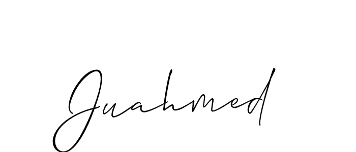 Make a beautiful signature design for name Juahmed. Use this online signature maker to create a handwritten signature for free. Juahmed signature style 2 images and pictures png