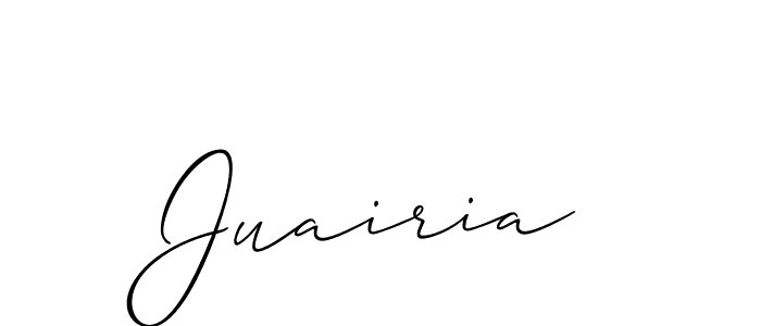 Similarly Allison_Script is the best handwritten signature design. Signature creator online .You can use it as an online autograph creator for name Juairia. Juairia signature style 2 images and pictures png
