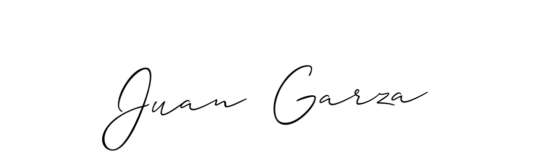 Juan  Garza stylish signature style. Best Handwritten Sign (Allison_Script) for my name. Handwritten Signature Collection Ideas for my name Juan  Garza. Juan  Garza signature style 2 images and pictures png