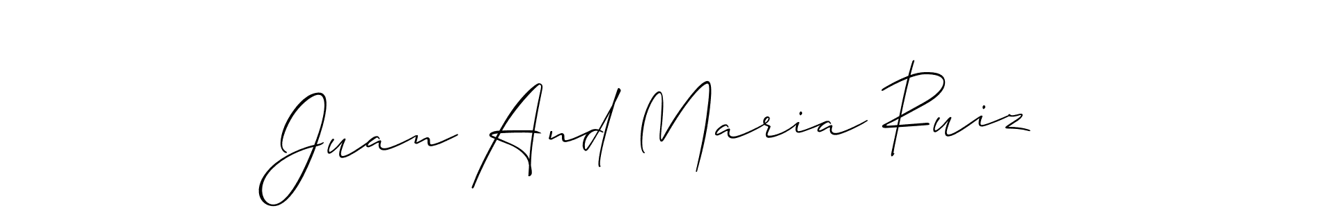 Once you've used our free online signature maker to create your best signature Allison_Script style, it's time to enjoy all of the benefits that Juan And Maria Ruiz name signing documents. Juan And Maria Ruiz signature style 2 images and pictures png