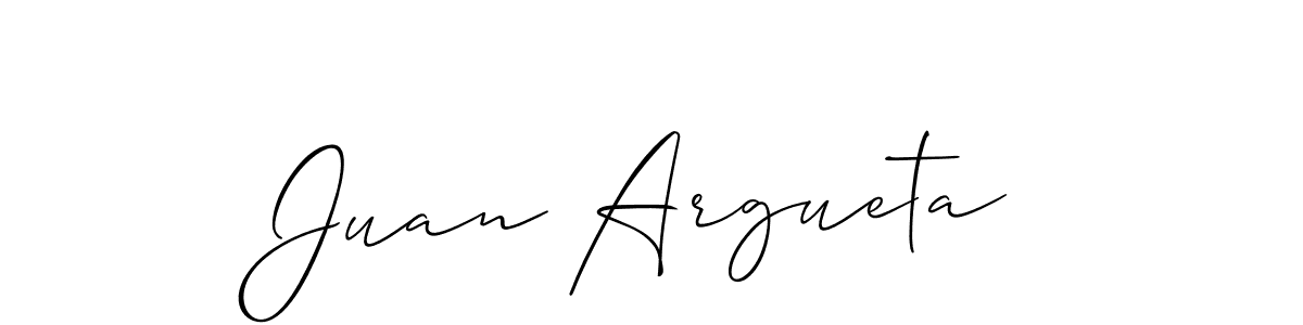 Allison_Script is a professional signature style that is perfect for those who want to add a touch of class to their signature. It is also a great choice for those who want to make their signature more unique. Get Juan Argueta name to fancy signature for free. Juan Argueta signature style 2 images and pictures png