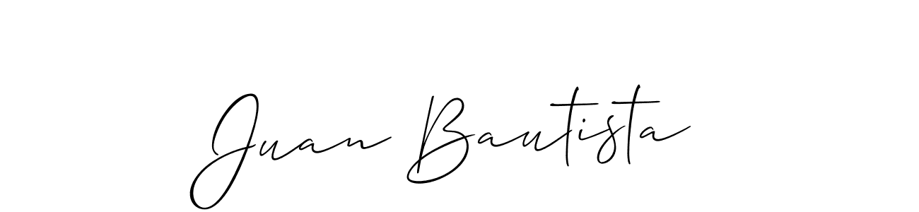 Also You can easily find your signature by using the search form. We will create Juan Bautista name handwritten signature images for you free of cost using Allison_Script sign style. Juan Bautista signature style 2 images and pictures png