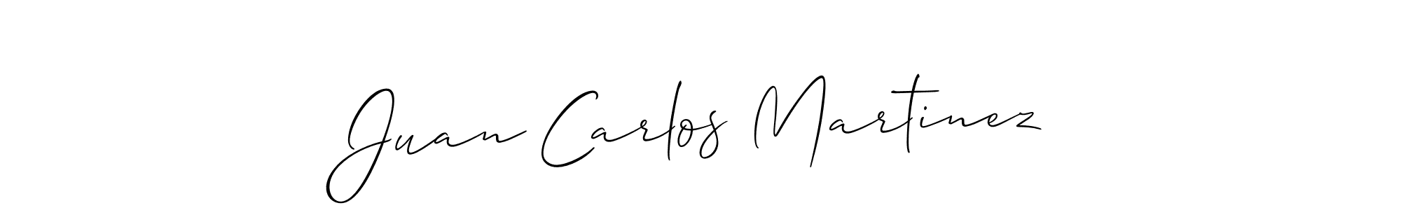 You should practise on your own different ways (Allison_Script) to write your name (Juan Carlos Martinez) in signature. don't let someone else do it for you. Juan Carlos Martinez signature style 2 images and pictures png