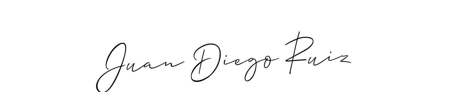 See photos of Juan Diego Ruiz official signature by Spectra . Check more albums & portfolios. Read reviews & check more about Allison_Script font. Juan Diego Ruiz signature style 2 images and pictures png