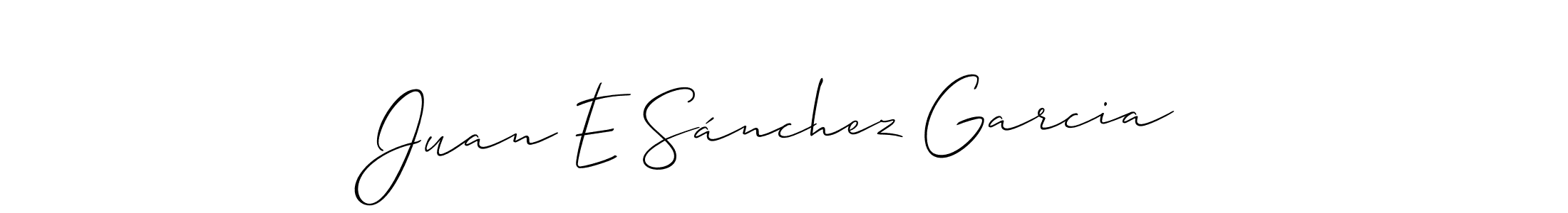 Once you've used our free online signature maker to create your best signature Allison_Script style, it's time to enjoy all of the benefits that Juan E Sánchez Garcia name signing documents. Juan E Sánchez Garcia signature style 2 images and pictures png