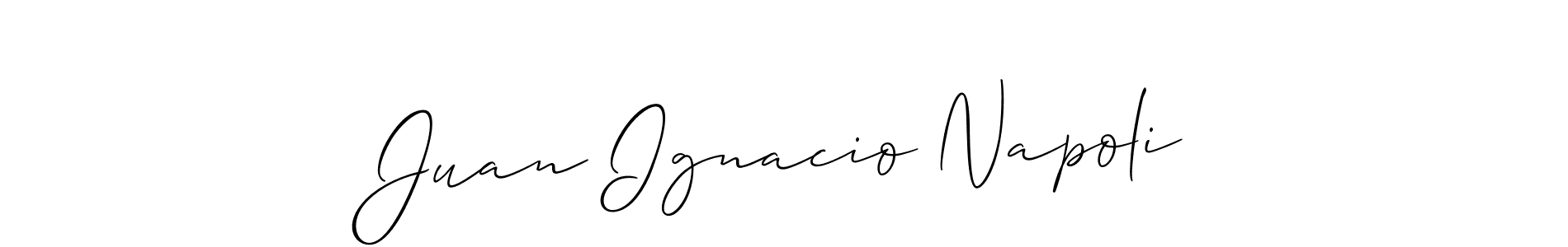 if you are searching for the best signature style for your name Juan Ignacio Napoli. so please give up your signature search. here we have designed multiple signature styles  using Allison_Script. Juan Ignacio Napoli signature style 2 images and pictures png