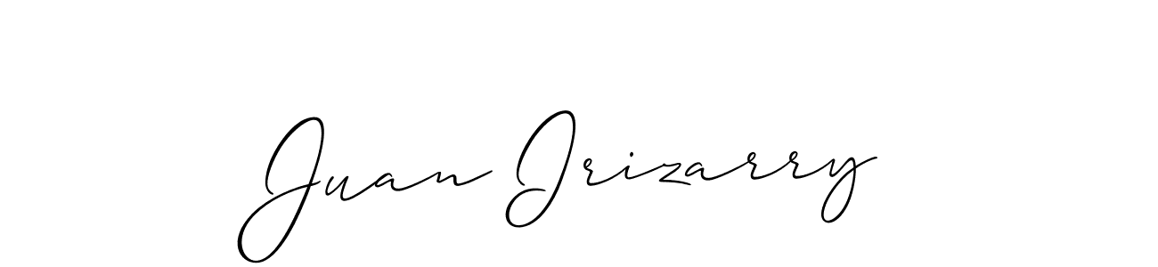 This is the best signature style for the Juan Irizarry name. Also you like these signature font (Allison_Script). Mix name signature. Juan Irizarry signature style 2 images and pictures png