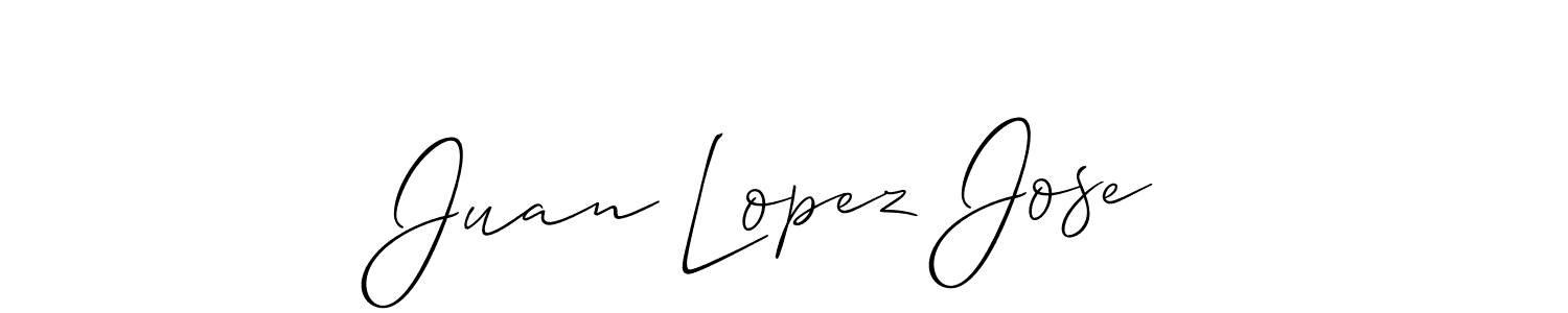 Juan Lopez Jose stylish signature style. Best Handwritten Sign (Allison_Script) for my name. Handwritten Signature Collection Ideas for my name Juan Lopez Jose. Juan Lopez Jose signature style 2 images and pictures png